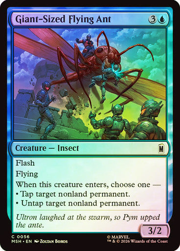 Giant-Sized Flying Ant Foil