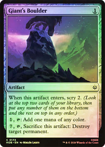 Giant's Boulder Foil