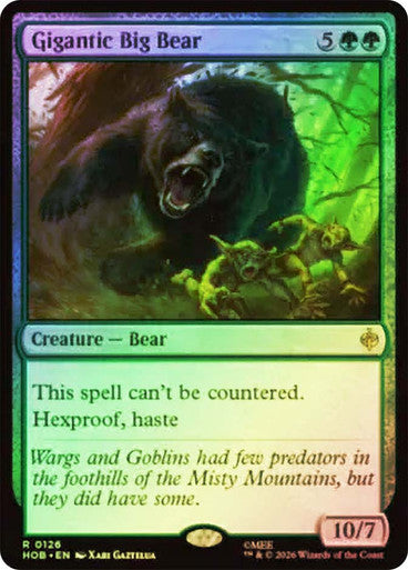 Gigantic Big Bear Foil