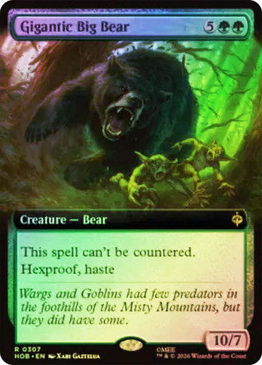 Gigantic Big Bear (Extended Art) Foil