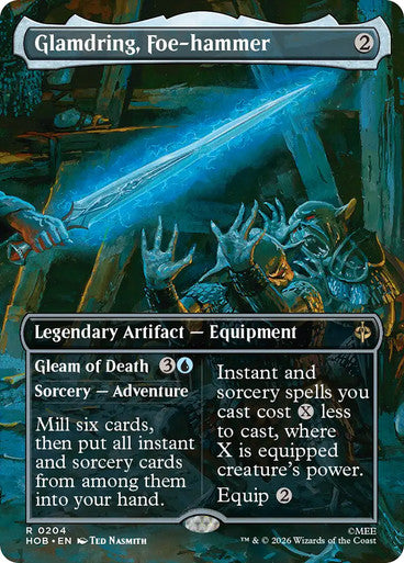 Glamdring, Foe-hammer // Gleam of Death (Borderless)