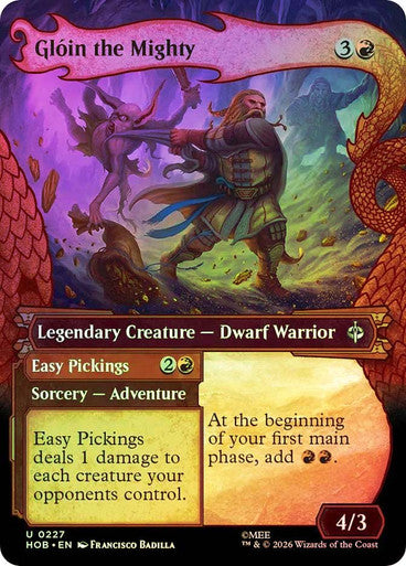 Glóin the Mighty // Easy Pickings (Borderless) Foil