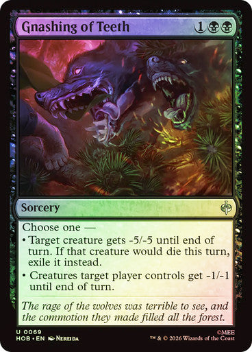 Gnashing of Teeth Foil