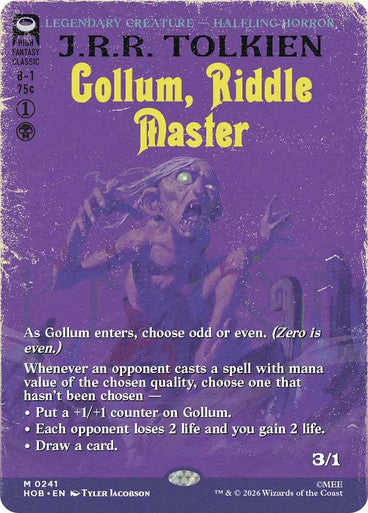 Gollum, Riddle Master (Borderless)