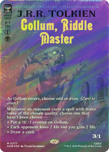 Gollum, Riddle Master (Borderless) Surge Foil