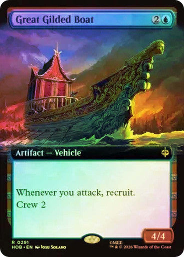 Great Gilded Boat (Extended Art) Foil