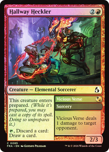 Hallway Heckler // Vicious Verse Foil