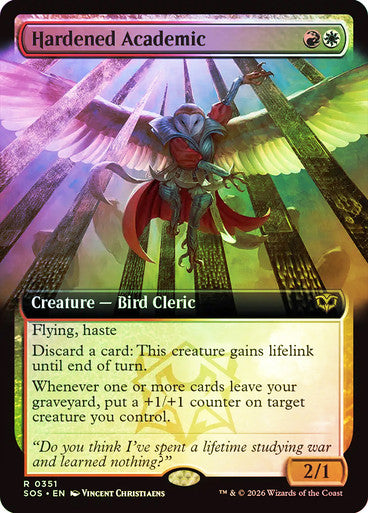 Hardened Academic (Extended Art) Foil