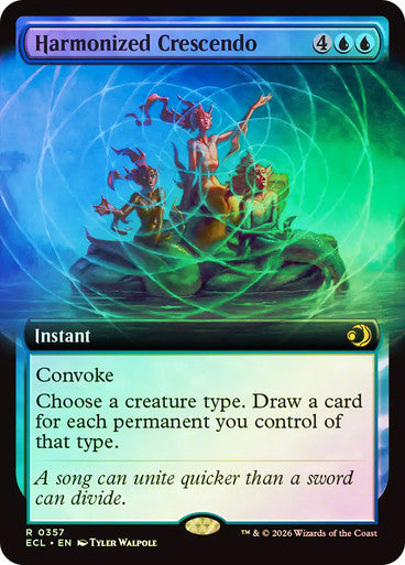Harmonized Crescendo (Extended Art) Foil