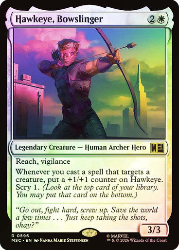 Hawkeye, Bowslinger Foil