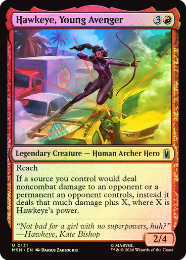 Hawkeye, Young Avenger Foil