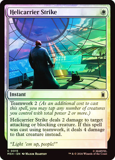 Helicarrier Strike Foil