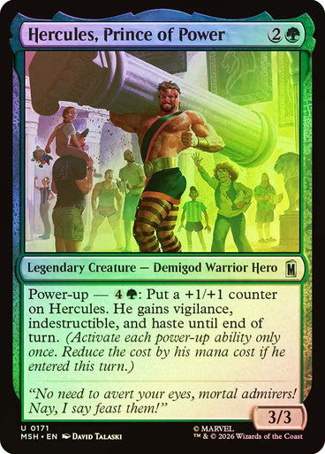 Hercules, Prince of Power Foil