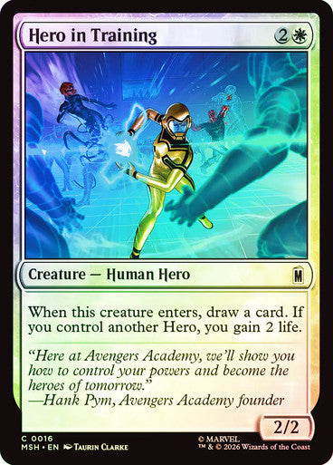 Hero in Training Foil