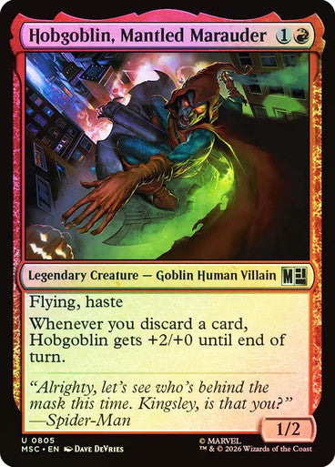 Hobgoblin, Mantled Marauder Foil