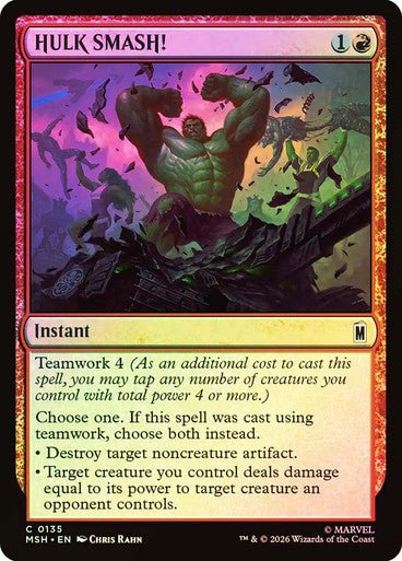 HULK SMASH! Foil
