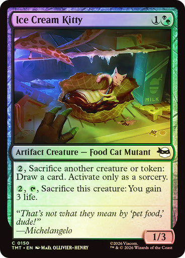 Ice Cream Kitty Foil