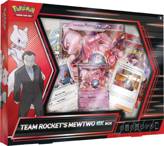Pokemon TCG: Team Rocket’s Mewtwo ex Box