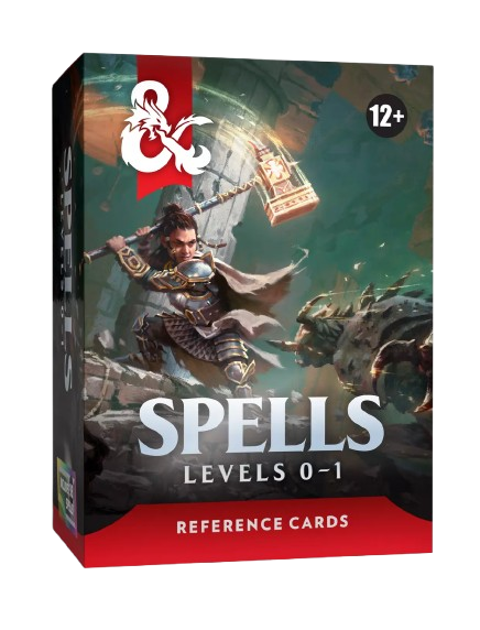 D&D: Spells Reference cards (0-1)