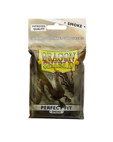 100 Micas Dragon Shield Smoke - Inner Perfect Fit Sleeves