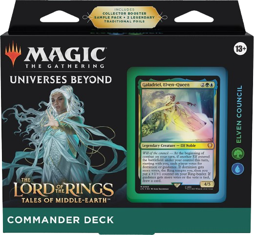 Magic: The Gathering The Lord of The Rings: Tales of Middle-Earth Elven Council Commander Deck