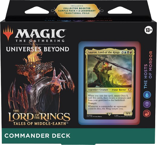 Magic: The Gathering The Lord of The Rings: Tales of Middle-Earth The Hosts of Mordor Commander Deck