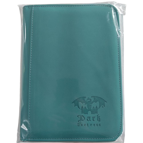 Carpeta Zip Folder 2x2 Azul Cian Dark Fortress