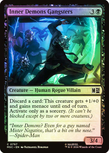 Inner Demons Gangsters Foil