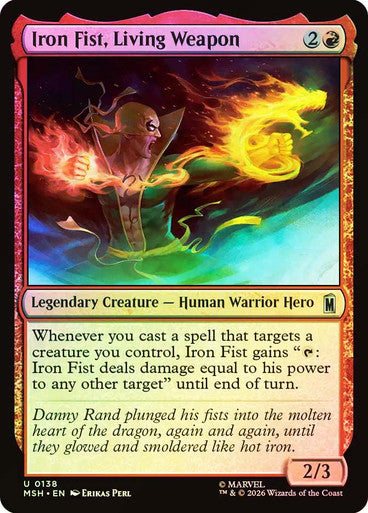 Iron Fist, Living Weapon Foil