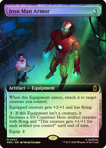 Iron Man Armor (Extended Art) Foil