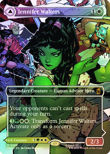 Jennifer Walters // The Sensational She-Hulk (Borderless) Foil