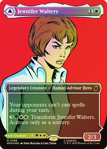 Jennifer Walters // The Sensational She-Hulk (Borderless) Foil