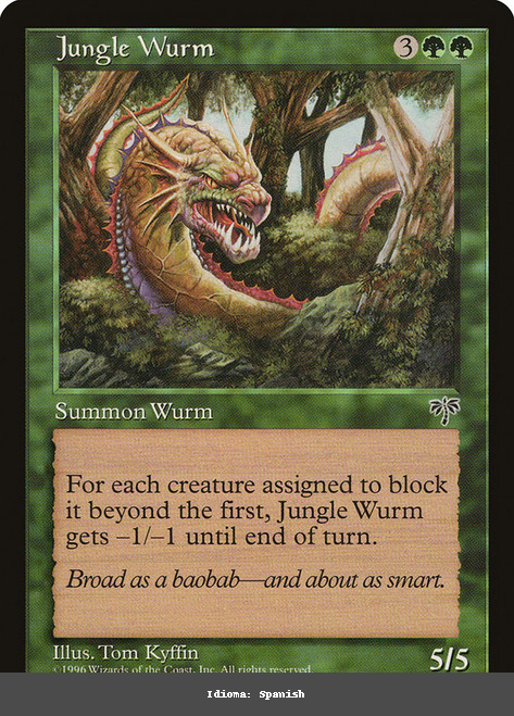 Jungle Wurm - Spanish