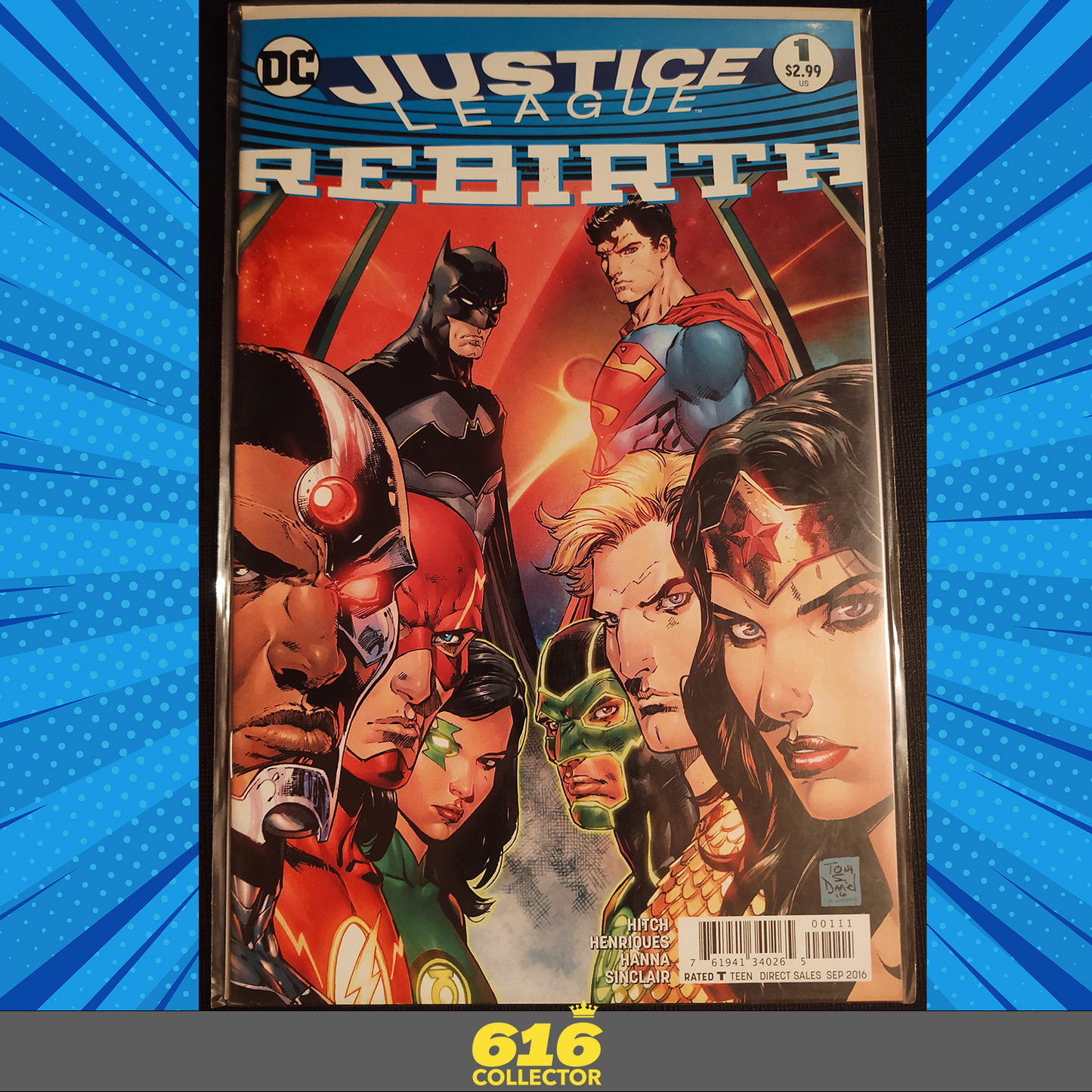 Justice League: Rebirth #1 (2016)