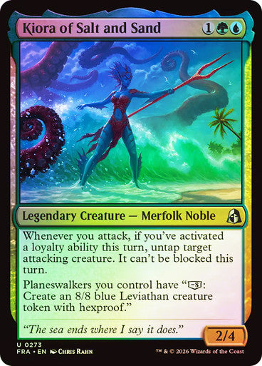 Kiora of Salt and Sand Foil