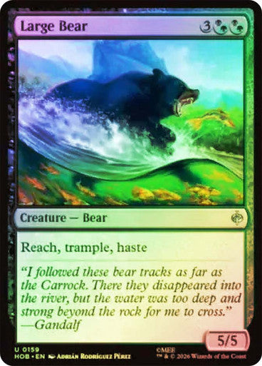 Large Bear Foil