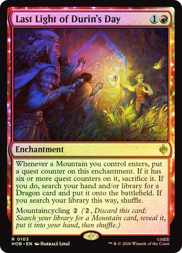Last Light of Durin's Day Foil