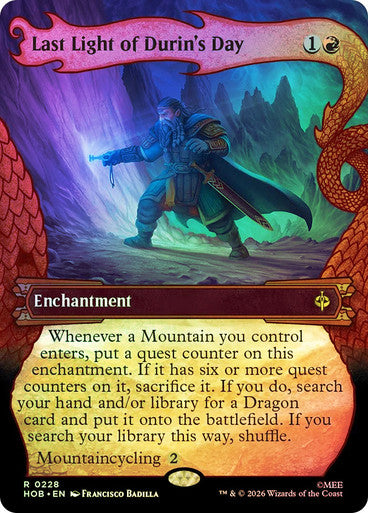Last Light of Durin's Day (Showcase) Foil