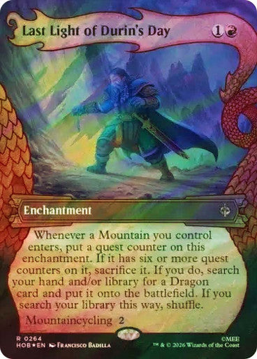 Last Light of Durin's Day (Showcase) Surge Foil