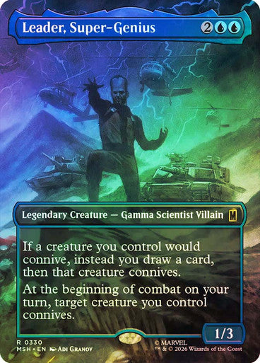 Leader, Super-Genius (Borderless) Foil