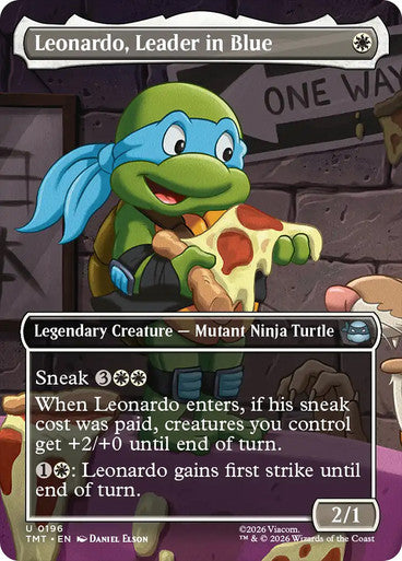 Leonardo, Leader in Blue