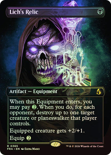 Lich's Relic (Borderless) Foil