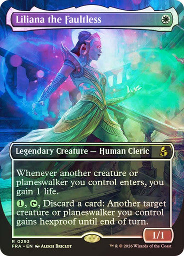 Liliana the Faultless (Borderless) Foil