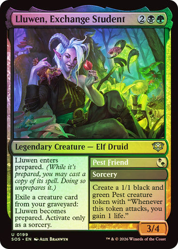 Lluwen, Exchange Student // Pest Friend Foil