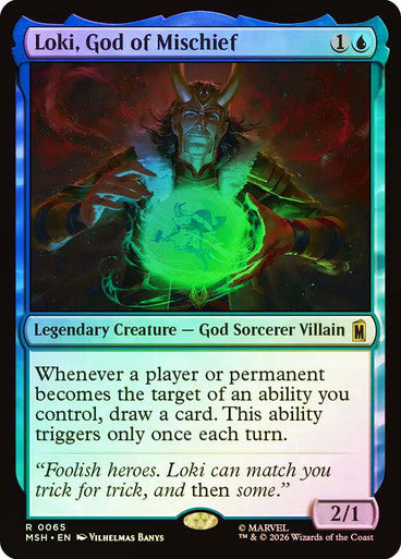 Loki, God of Mischief Foil
