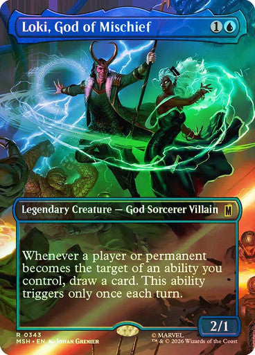 Loki, God of Mischief (Borderless) Foil