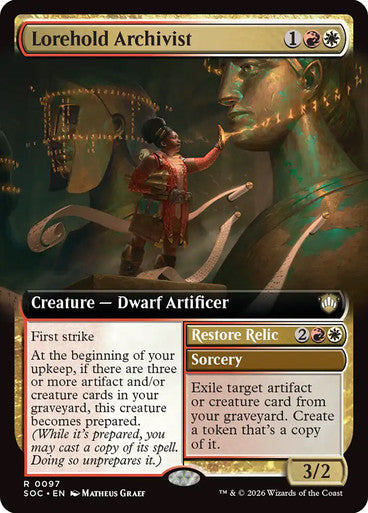 Lorehold Archivist // Restore Relic (Extended Art)