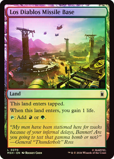 Los Diablos Missile Base Foil