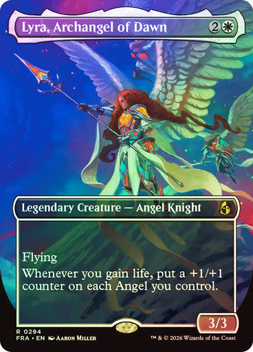 Lyra, Archangel of Dawn (Borderless) Foil