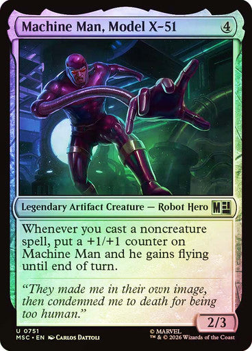 Machine Man, Model X-51 Foil